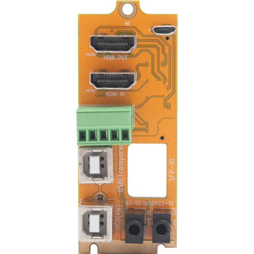 Apantac Rear Module for OG-KVM-IP-TX-UHD openGear 4K60 KVM-over-IP Extender Card (2 Slots)
