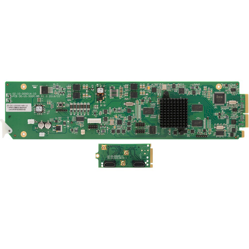 Apantac 4K Bidirectional Universal Scaler with Genlock OG-US-5000-MB with Rear Module Bundle