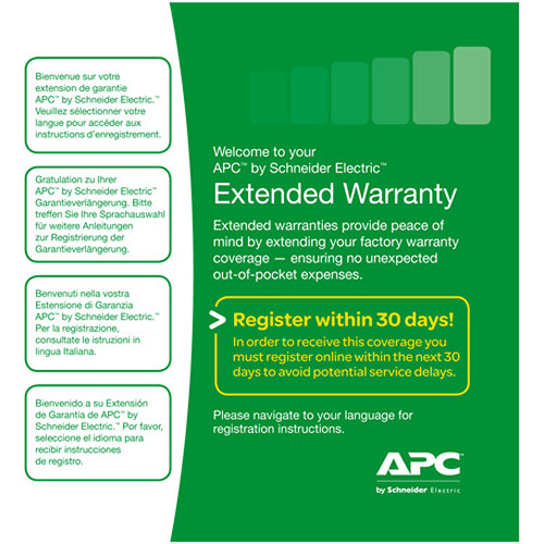 APC 3-Year Extended Warranty (Renewal or High Volume)