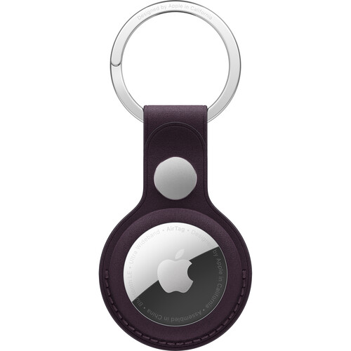 Apple AirTag FineWoven Key Ring (Blackberry)
