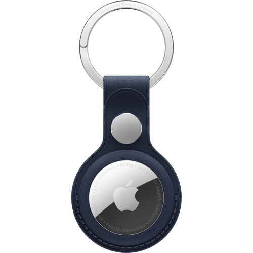 Apple AirTag FineWoven Key Ring (Deep Blue)