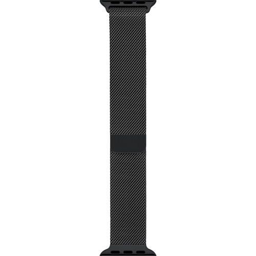 space black stainless steel milanese loop