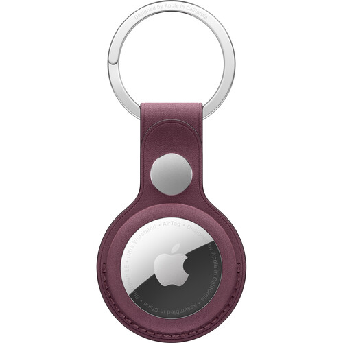 Apple AirTag FineWoven Key Ring (Mulberry)