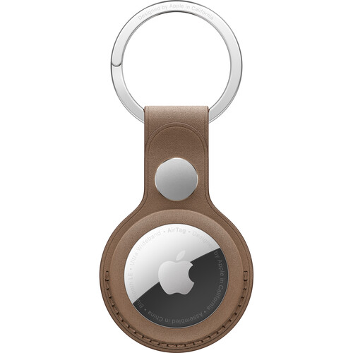 Apple AirTag FineWoven Key Ring (Taupe)