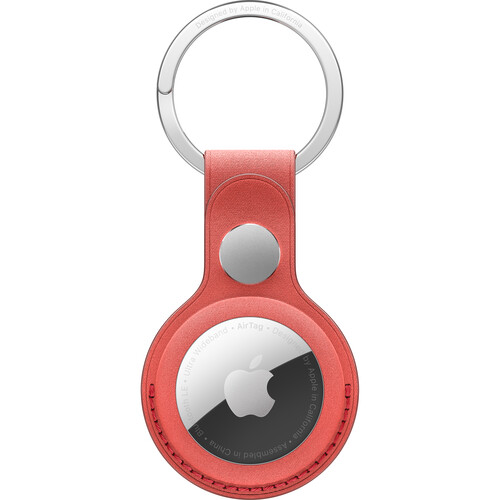 Apple AirTag FineWoven Key Ring (Coral)