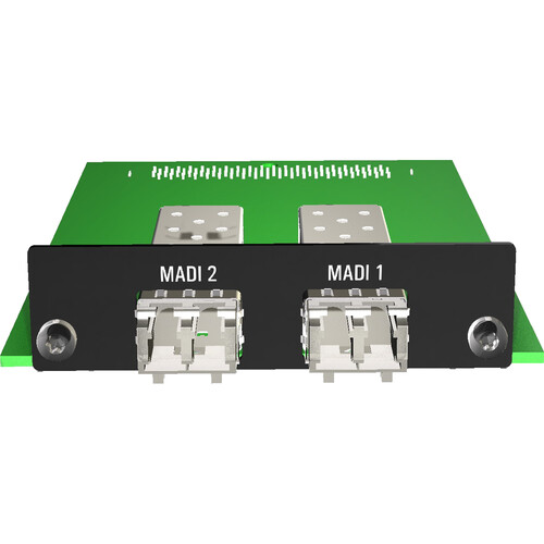 Appsys ProAudio AUX-MADI-SFP-DUAL 64x64-Channel MADI Dual Link SFP Extension Card for Flexiverter Dante/SRC