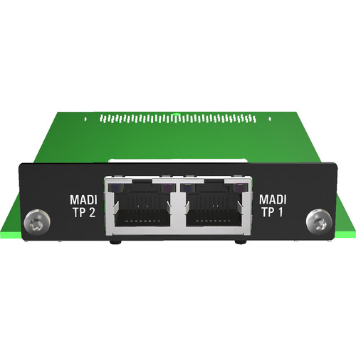 Appsys ProAudio AUX-MADI-TP-DUAL 64x64-Channel MADI Dual Twisted Pair Extension Card for Flexiverter Dante/SRC