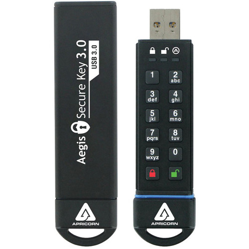 Apricorn 16GB Aegis Secure Key USB 3.0 Flash Drive