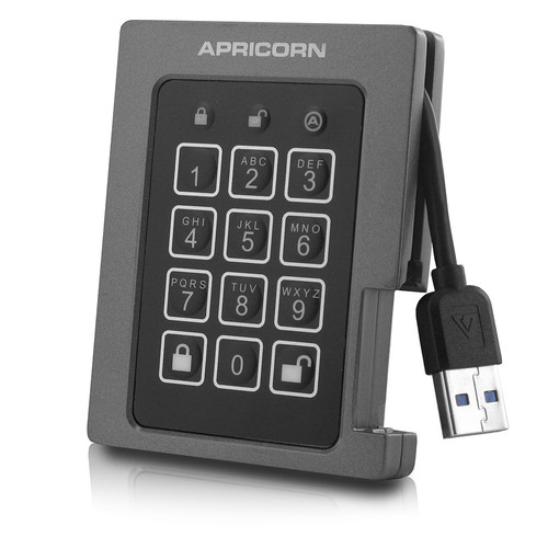 Apricorn Aegis 2TB Padlock USB 3.0 Solid