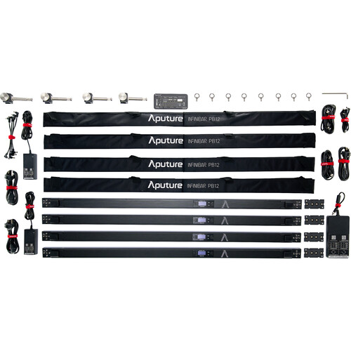 Aputure INFINIBAR PB12 RGB LED Light Panel (4' 4-Light Kit)
