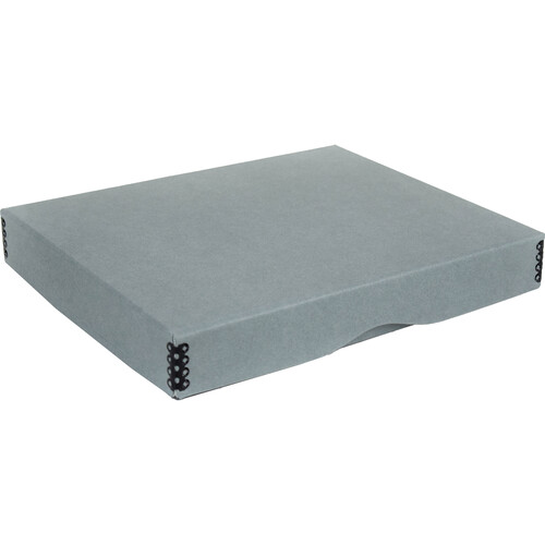 Archival Methods Drop-Front Archival Storage Box (Gray 13.5 x 19.5 x 1.5