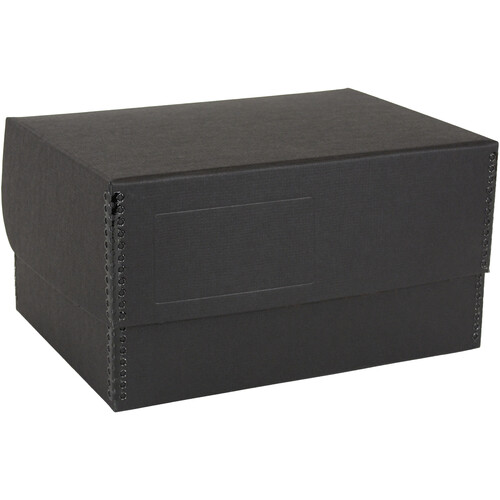 Archival Methods Hinged Lid Box (Black 10.3 x 7.1 x 5.1