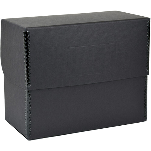 Archival Methods Hinged Lid Box (Black 10.5 x 8.1 x 5.5