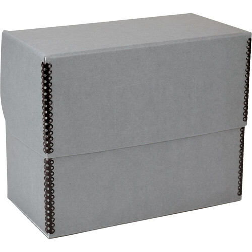 Archival Methods Hinged Lid Box (Gray 10.5 x 8.1 x 5.5