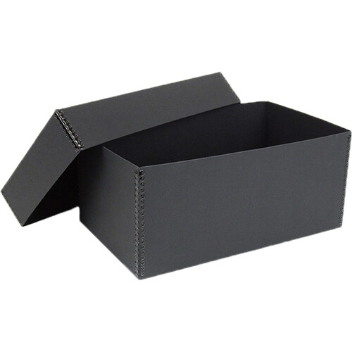 Archival Methods Short Top Box (Black 12.5 x 7.6 x 5.75'')