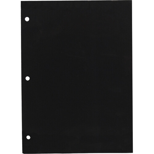 Archival Methods Archival 3-Hole Mounting Pages (Black 11 x 8