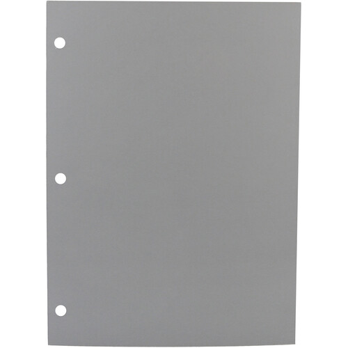 Archival Methods Archival 3-Hole Mounting Pages (Gray 11 x 8
