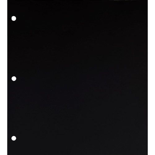 Archival Methods Archival 3-Hole Mounting Pages (Black 14 x 9.5