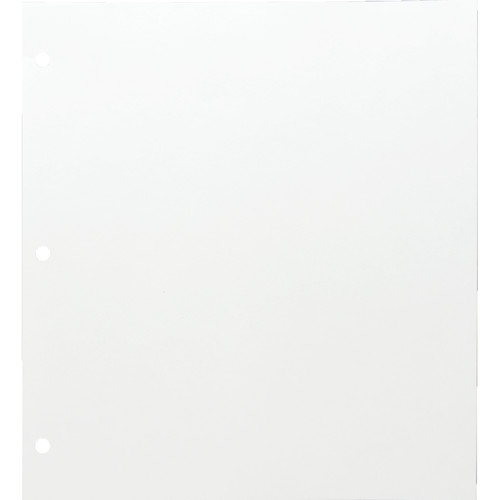 Archival Methods Archival 3-Hole Mounting Pages (White 14 x 9.5