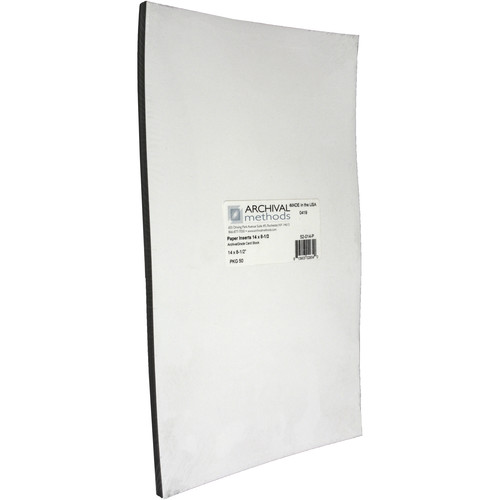 Archival Methods Card Stock Insert (White 8.5 x 14