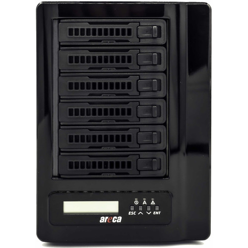 Areca Thunderbolt 3 + Usb 3.2/3.0 6-Bay Mini (2.5Inch) Portable Raid