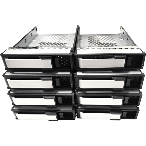 Areca Drive Tray with Screws for Select Storage Enclosures (Set of 8 Black)