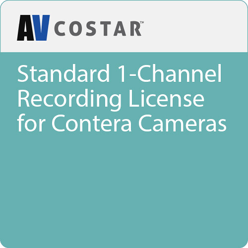AV Costar Standard 1-Channel Recording License for Contera Cameras