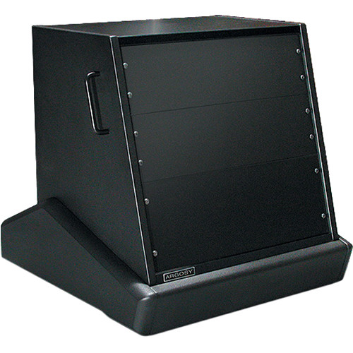 Argosy Rack 'N Roll 10 RU Forward-Facing Rackmount (Black Powder Coat)