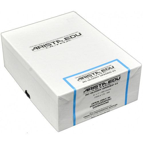 Arista EDU Ultra RC Grade 3 Black & White Photo Paper