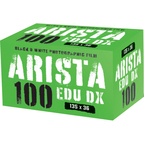 Arista EDU DX 100 Black and White Negative Film (35mm Roll Film 36 Exposures)