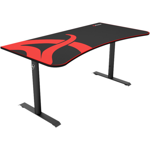 Стол для компьютера arozzi arena gaming desk dark grey