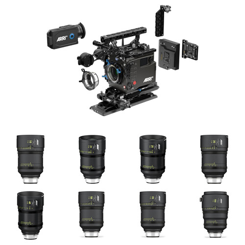 ARRI 8 x Signature Primes & ALEXA 35 Production Set (Focus Marks in Feet 15mm Studio)