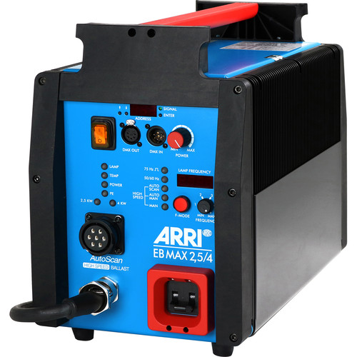 ARRI EB MAX 2.5/4K High-Speed Electronic Ballast with AFL CCL DMX & AutoScan (US)