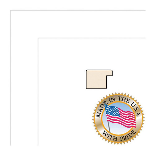 ART TO FRAMES 3966 Satin White Photo Frame (11 x 14