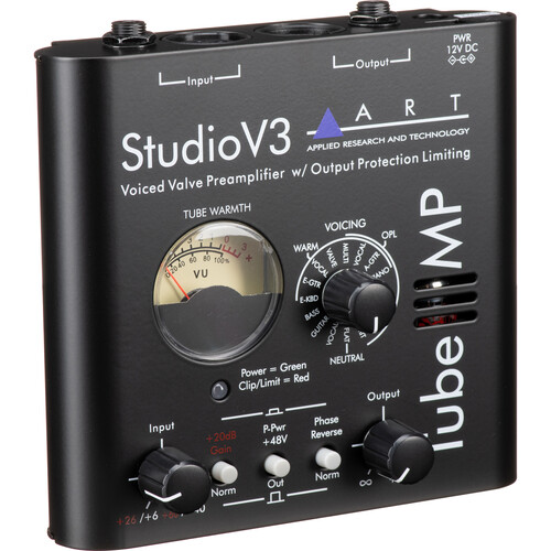 ART Tube MP Studio V3 Microphone Tube Preamplifier