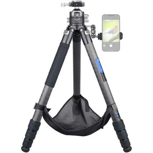 ARTCISE CS90C Compact Carbon Fiber Tripod with XB54 Ball Head