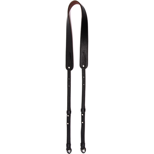 Artisan & Artist Three-Length Adjustable Leather Strap (Black)