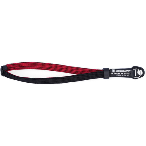 Artisan & Artist ACAM-313PA Silk Cord Wrist Strap (Black/Red)