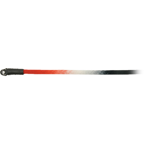 Artisan & Artist ACAM-316G Graduated-Color Silk Cord Camera Strap (Black/Red)