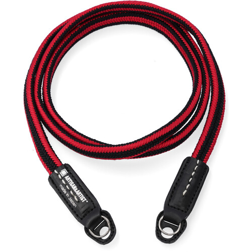 Artisan & Artist ACAM-320A Silk Cord Camera Strap (Black/Red)