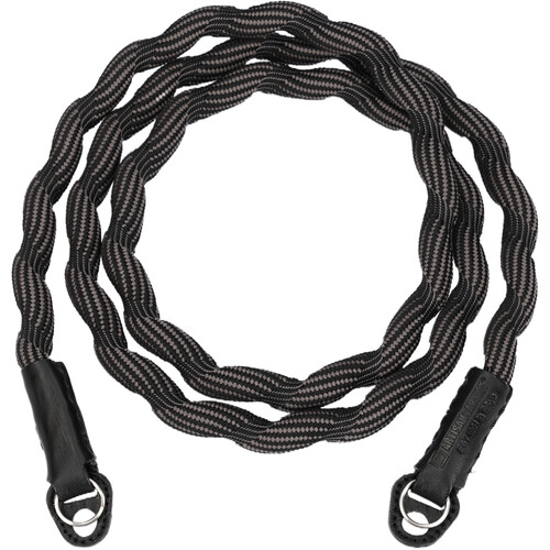 Artisan & Artist Spiral Cord Strap (Black/Gray 47.2