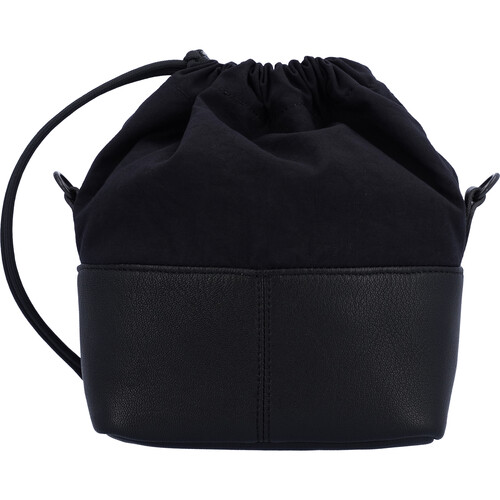Artisan & Artist ACAM-CP210 Leather and Fabric Camera Pouch (Black)