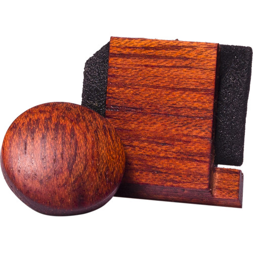 Artisan Obscura Soft Shutter Release & Hot Shoe Cover Set (Small Convex Threaded Bloodwood)