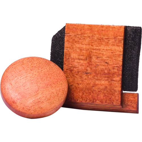 Artisan Obscura Soft Shutter Release & Hot Shoe Cover Set (Large Convex Threaded Ivorywood)