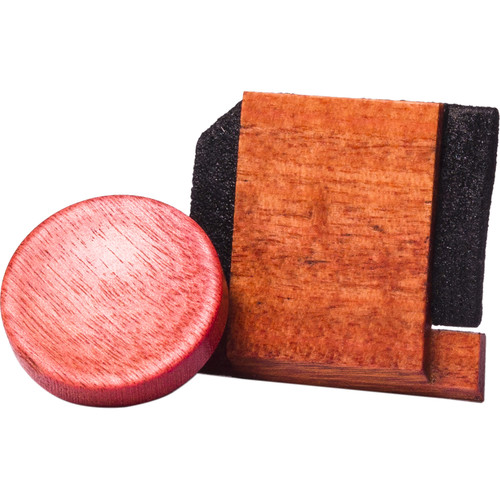Artisan Obscura Soft Shutter Release & Hot Shoe Cover Set (Large Concave Threaded Ivorywood)