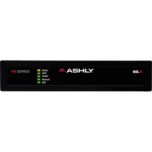 Ashly FX60.4 Multipurpose Installation Network Amplifier with DSP (1 RU 1/2 Rack)