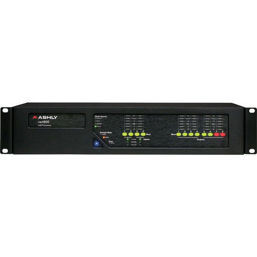 Ashly ne4800MS - Network Enabled Digital Signal Processor with Mic Input and AES Output Options