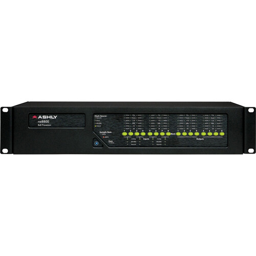 Ashly ne8800ASC Network Enabled Digital Signal Processor with 8-Channel AES3 Inputs + 8-Channel AES3 Outputs + CobraNet Card