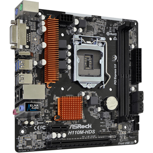 Asrock h110m hds подключение