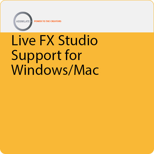 Assimilate Live FX Studio Support for Windows/Mac (Annual)